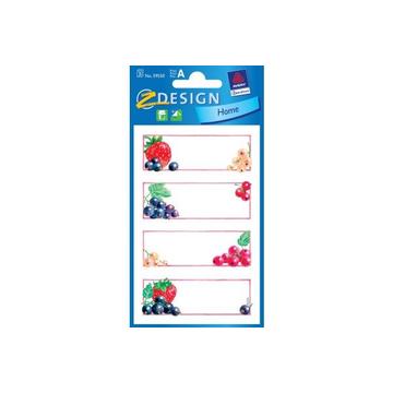 Z-DESIGN Sticker Home 59550 Früchte 3 Stück