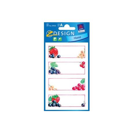 Z-DESIGN Z-DESIGN Sticker Home 59550 Früchte 3 Stück  