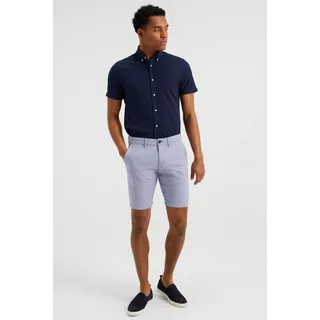 WE Fashion Herren-Oxford-Chinohose, Slim-Fit  