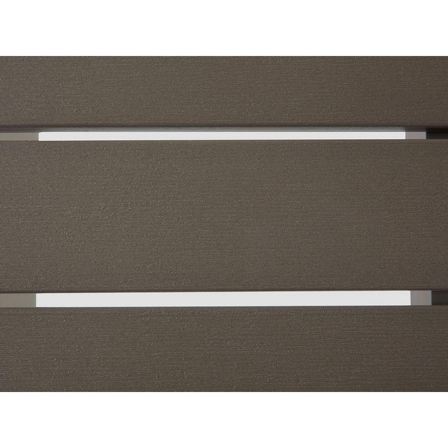 Beliani Outdoor Couchtisch aus Kunstholz Industriell SALERNO  