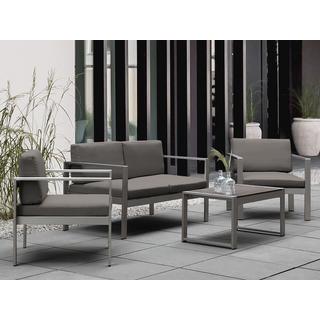 Beliani Couchtisch aus Aluminium SALERNO  