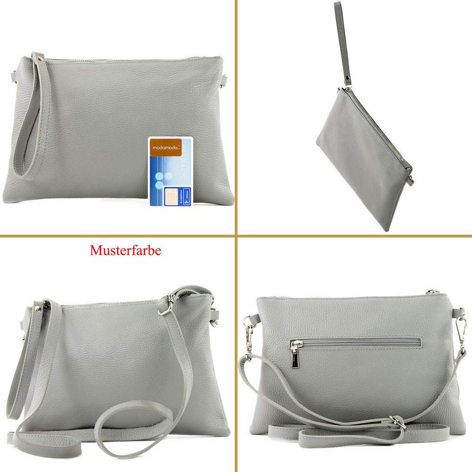 Only-bags.store Clutch Borsa a Tracolla Pelle Media  