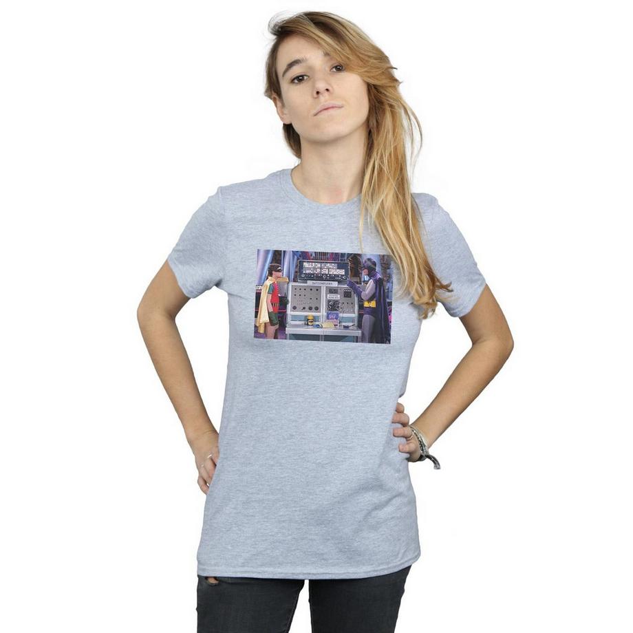 DC COMICS T-shirt Batman TV Series Batcomputer  