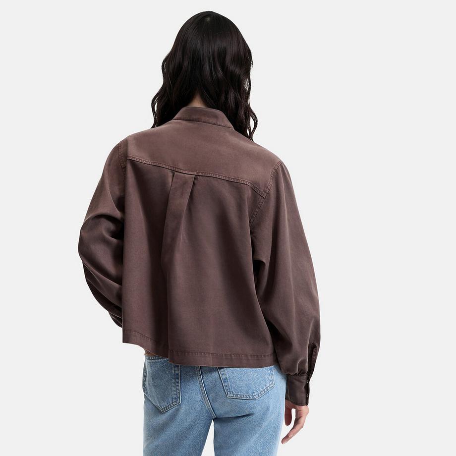 La Redoute Collections Chemise col montant manches bouffantes  