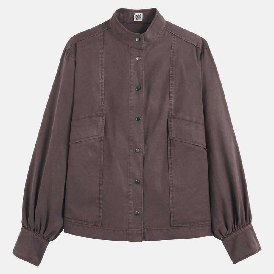 La Redoute Collections Chemise col montant manches bouffantes  