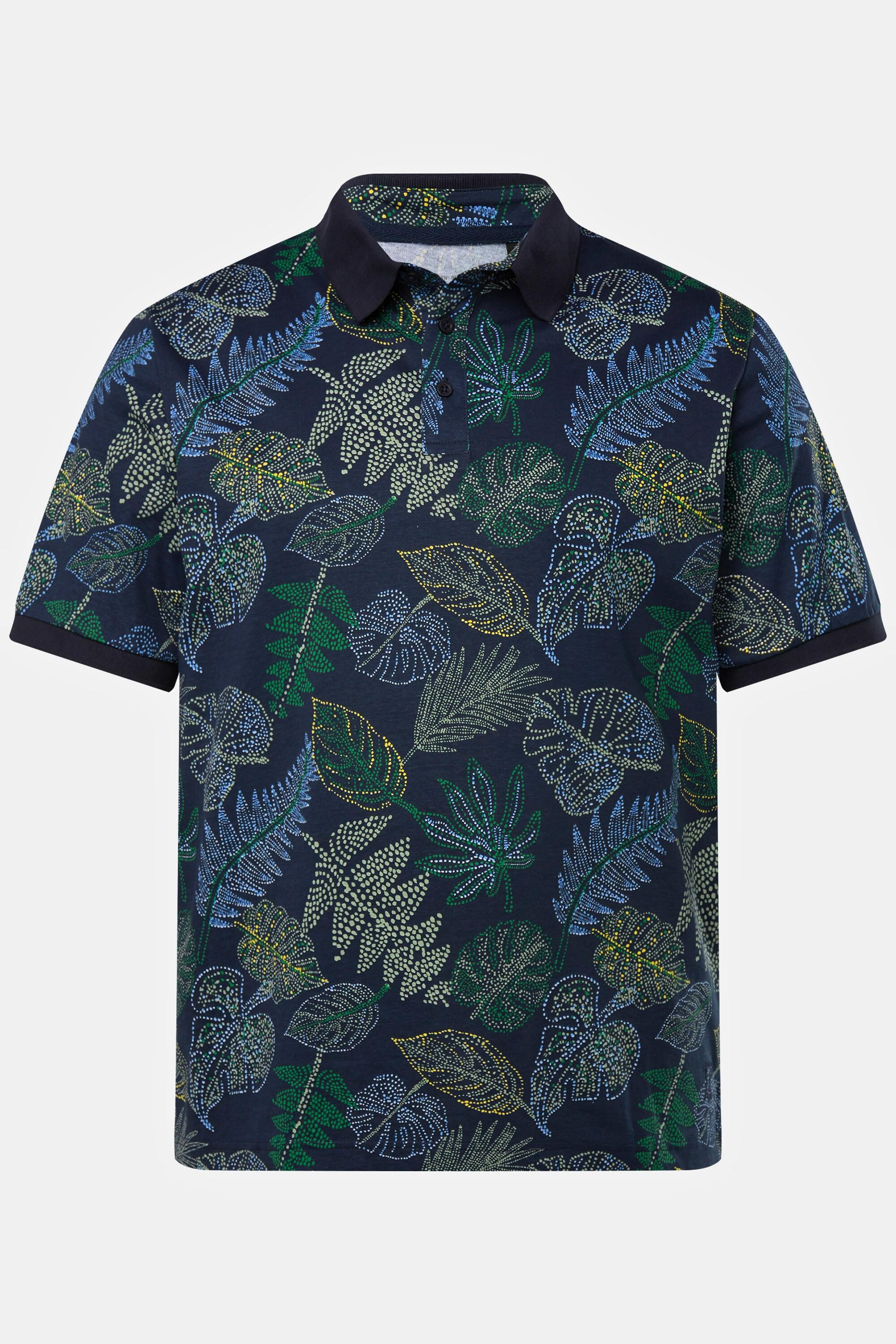 JP1880 Kurzarm Allover Print Poloshirt  