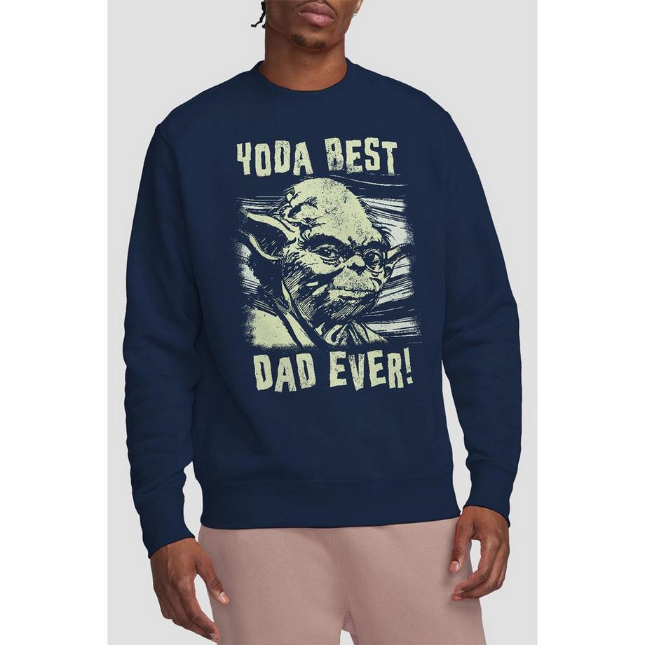 STAR WARS Yoda Best Dad Felpa Grafica  