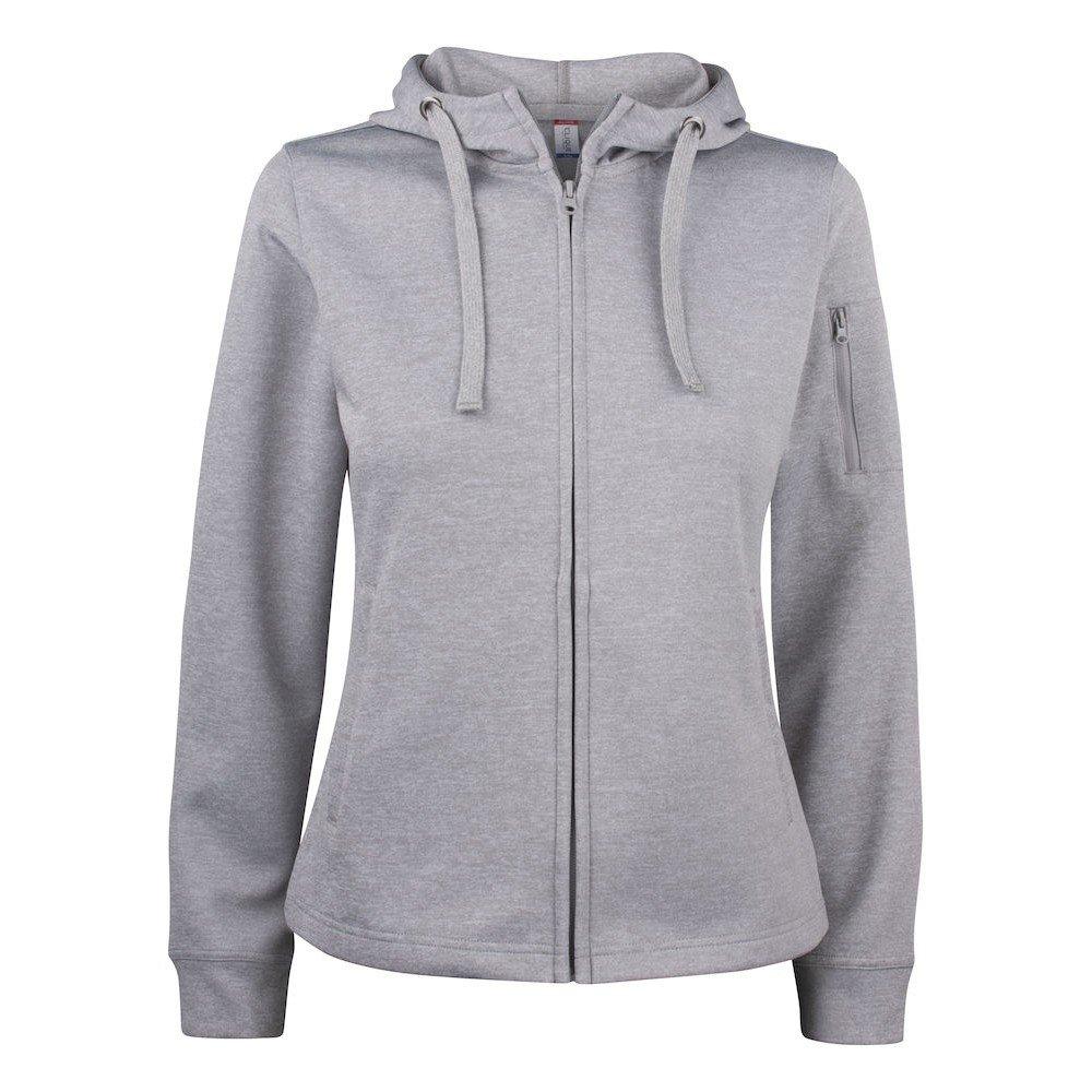 Clique  Basic Hoodie mit durchgehendem Reißverschluss  Aktiv 