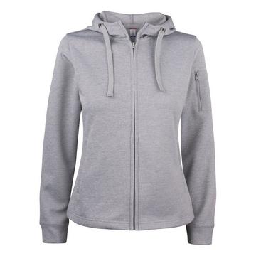 Basic Hoodie mit durchgehendem Reißverschluss  Aktiv