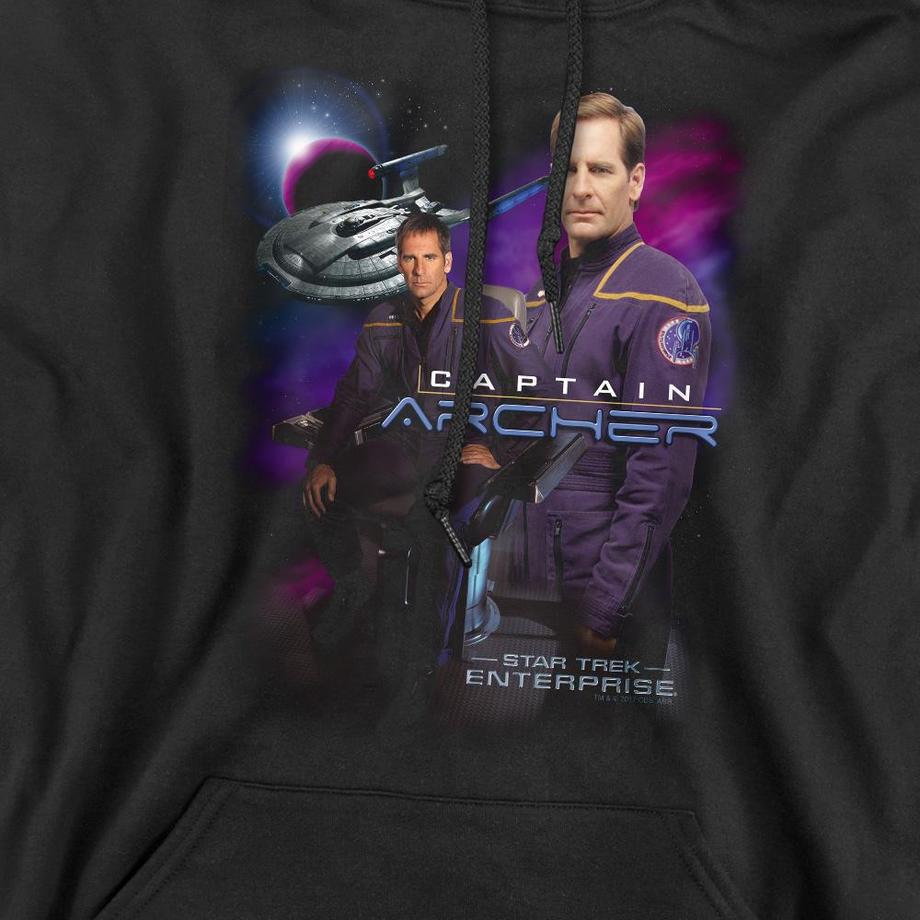 Star Trek Enterprise Felpa con Cappuccio  