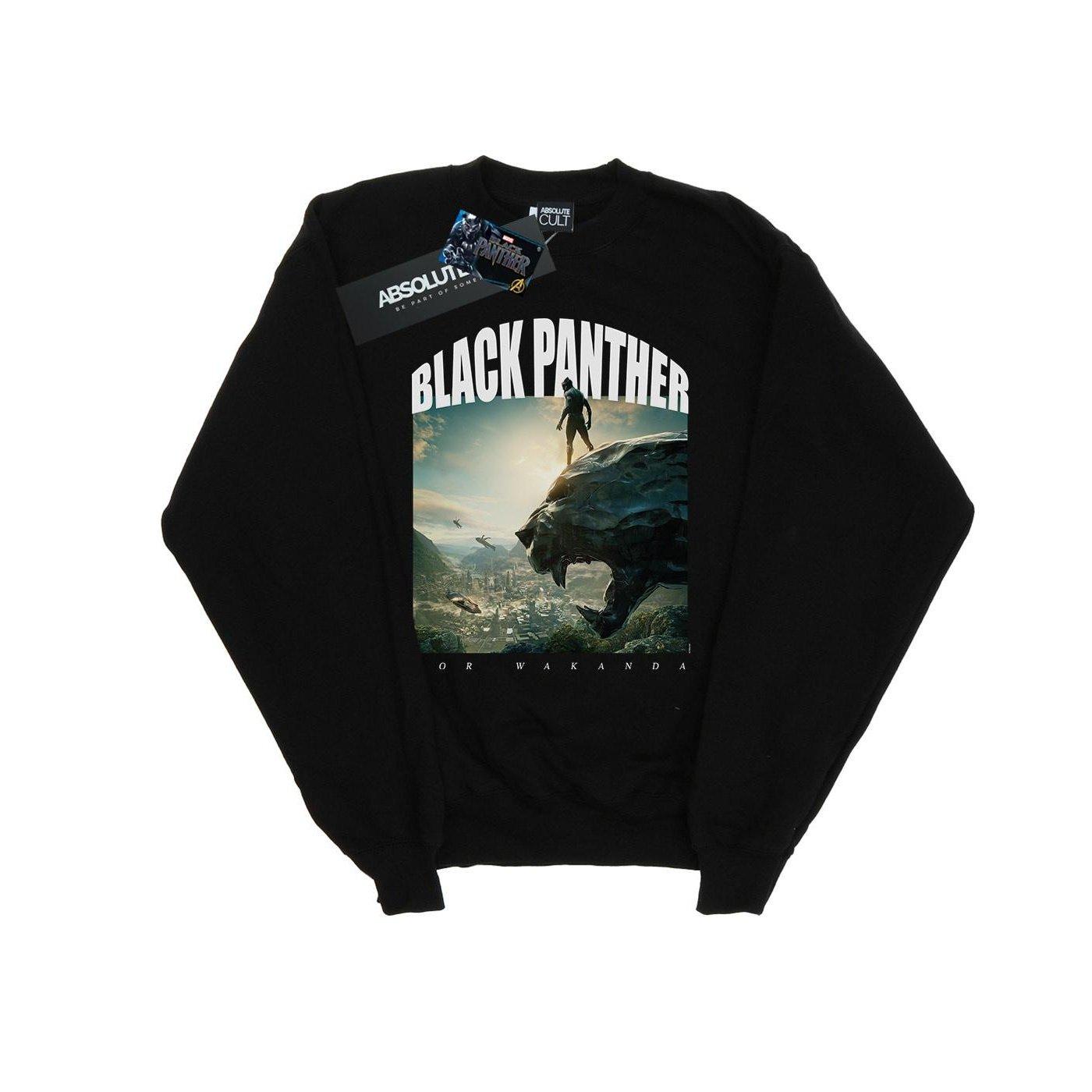 MARVEL  Black Panther For Wakanda Sweatshirt 