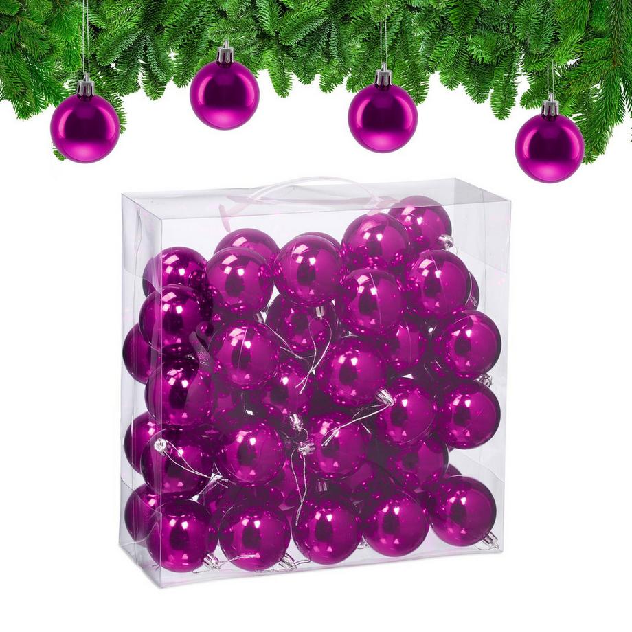 Lot de 50 boules de Noël