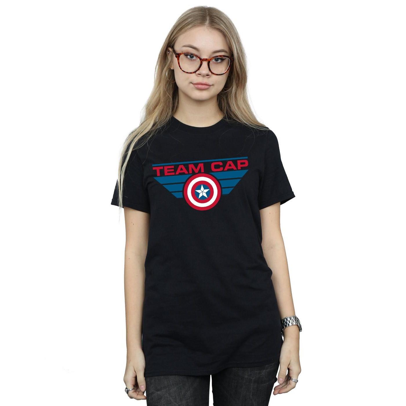 MARVEL  Tshirt CIVIL WAR TEAM CAP 