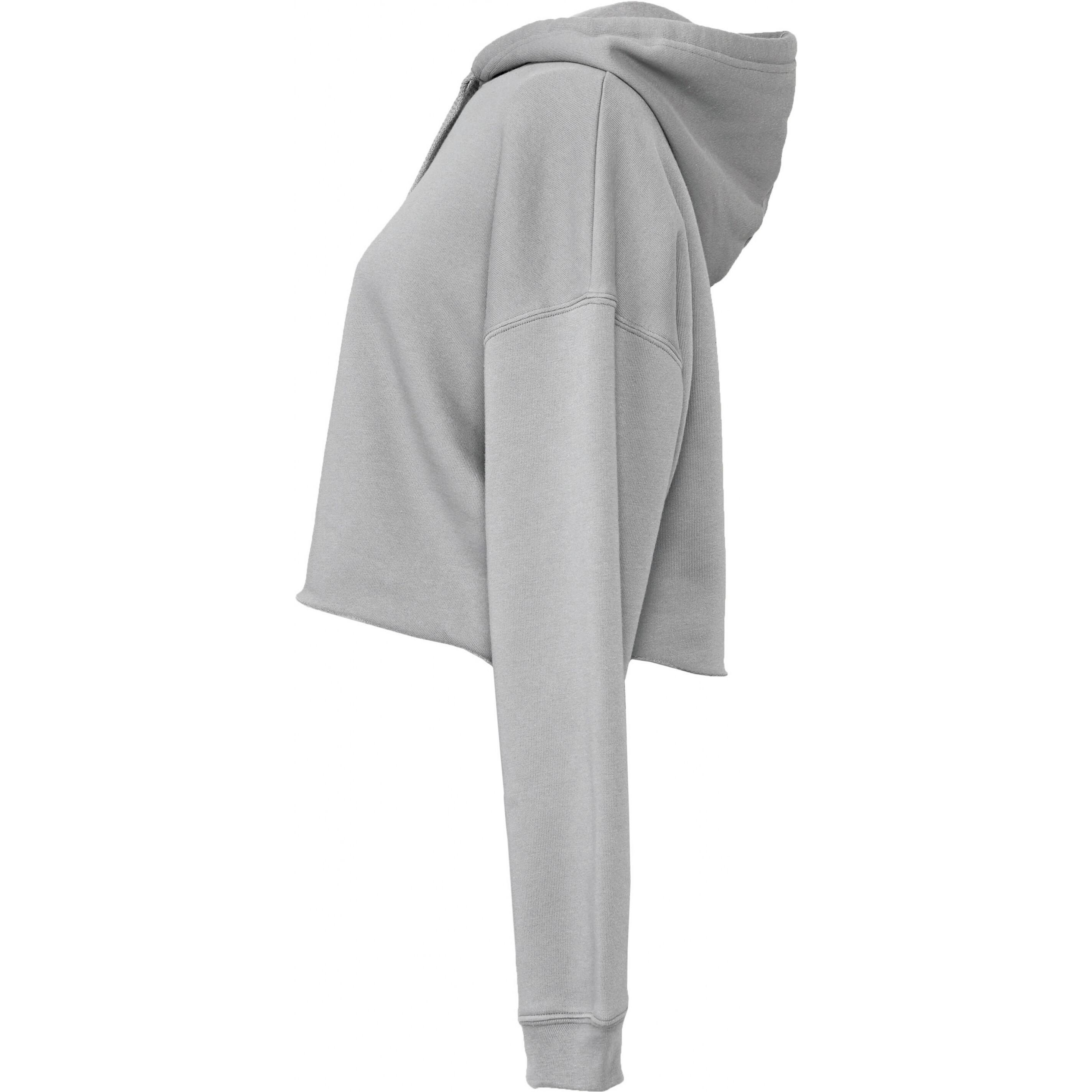 Bella + Canvas Felpa con cappuccio corta  