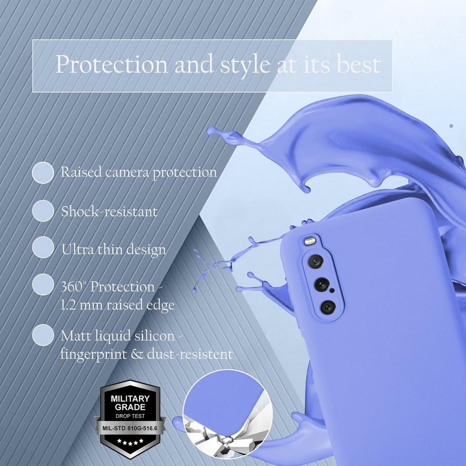 Cadorabo  Sony Xperia 10 V Hülle im Liquid Case Design 