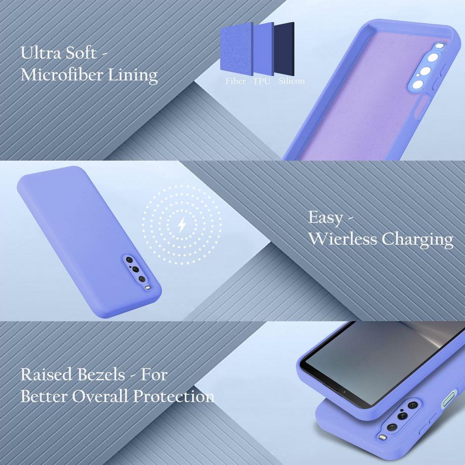 Cadorabo  Sony Xperia 10 V Hülle im Liquid Case Design 