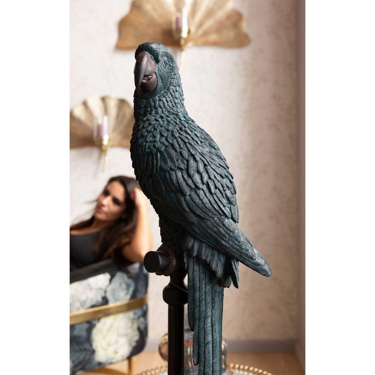 KARE Design Figura decorativa Parrot Petrol  