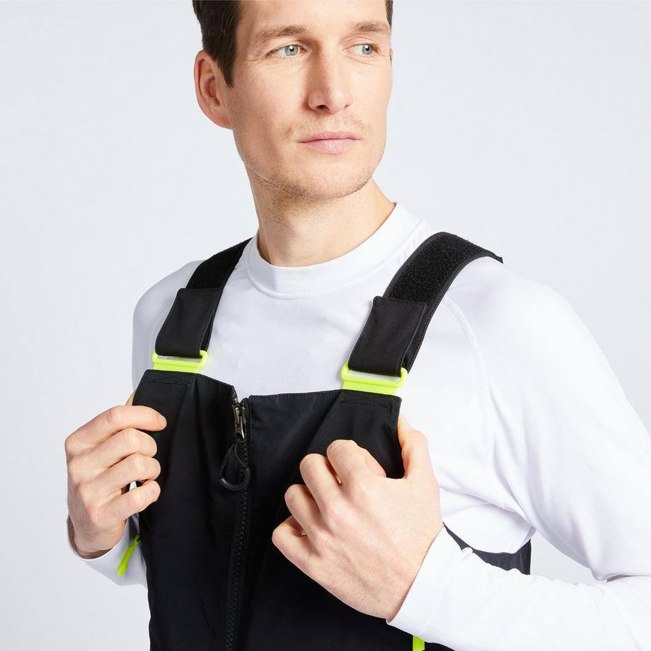 DECATHLON  Salopette de quart voile offshore adulte, 900 noir 