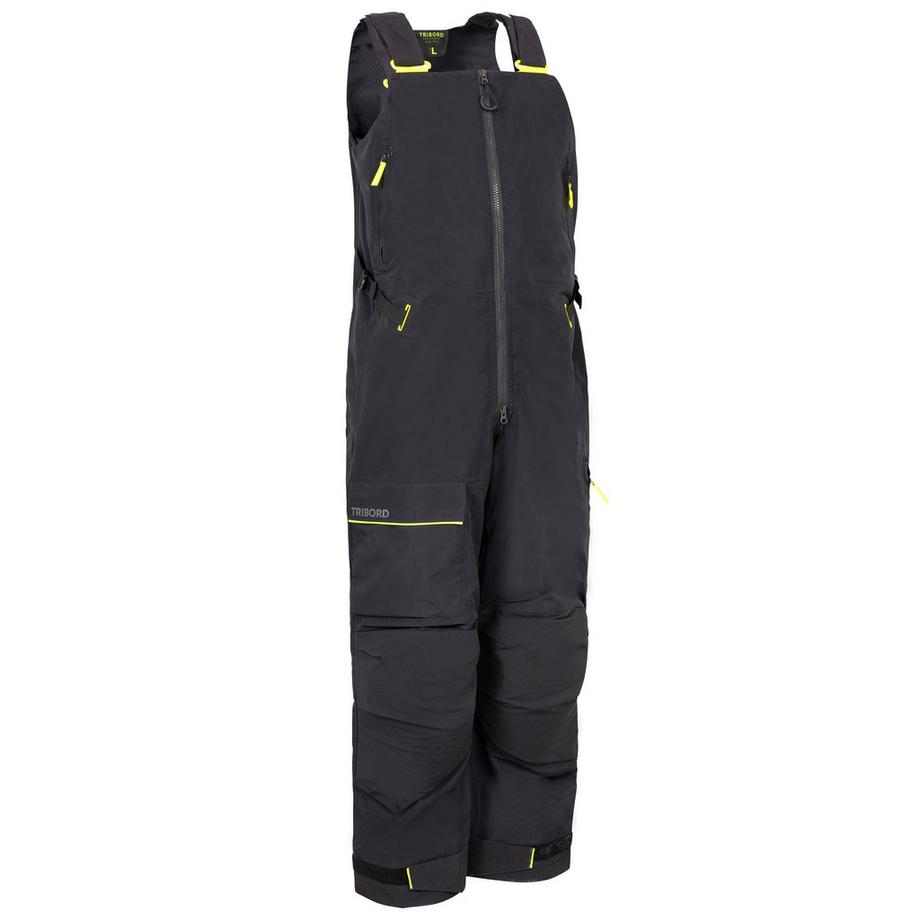 Salopette de quart voile offshore adulte, 900 noir