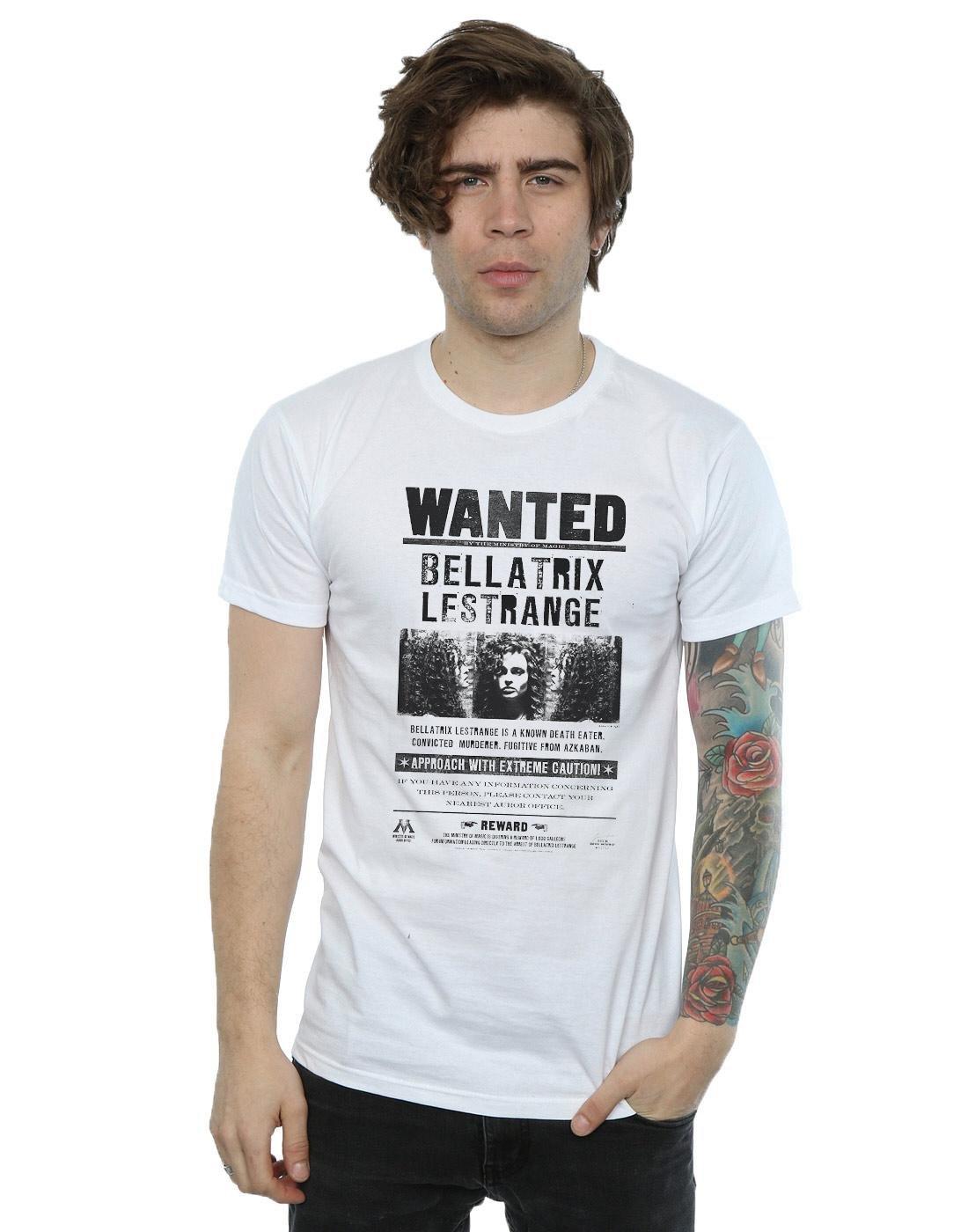 Harry Potter Bellatrix Lestrange Wanted Poster T-Shirt  