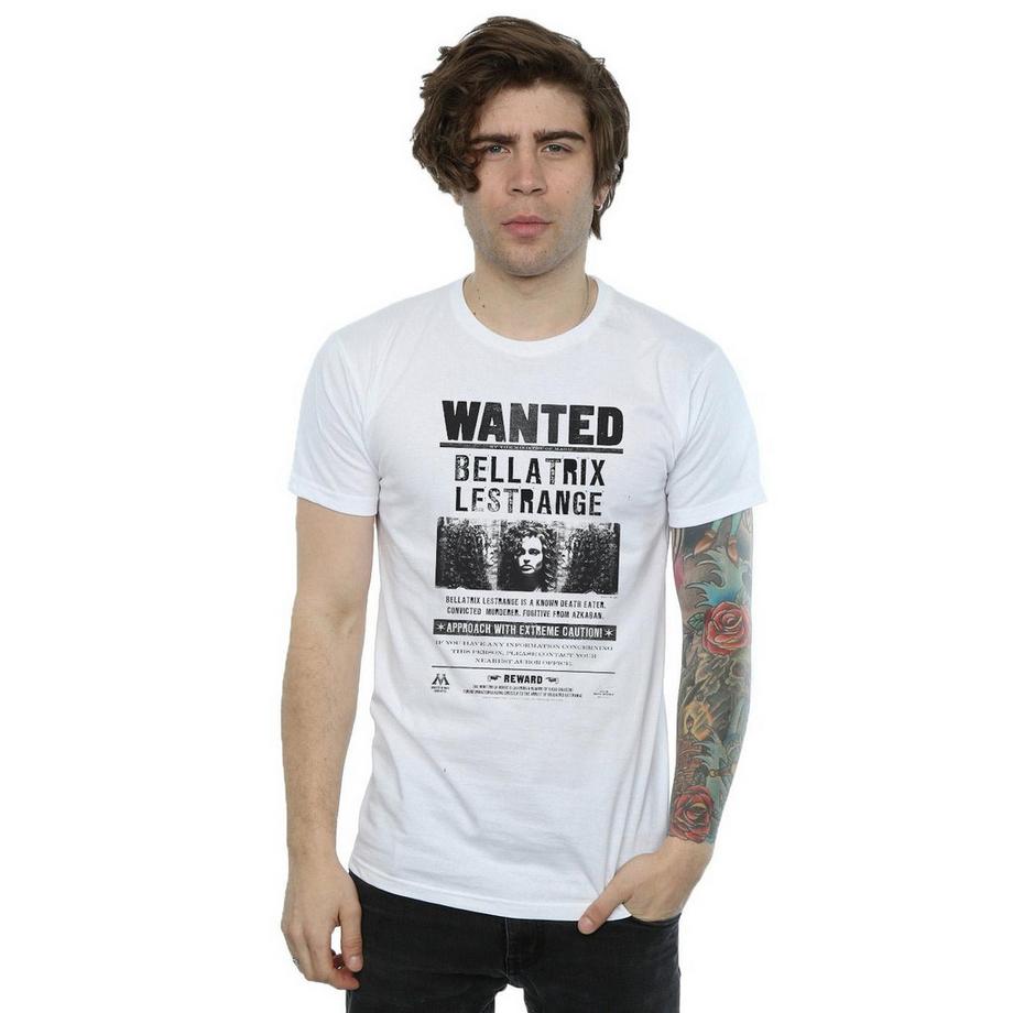 HARRY-POTTER Bellatrix Lestrange Wanted Poster T-Shirt  