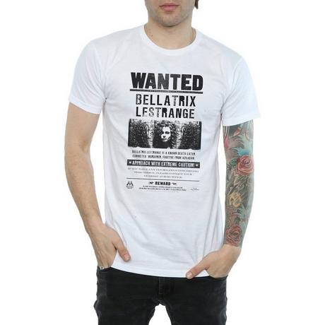 Harry Potter Bellatrix Lestrange Wanted Poster T-Shirt  