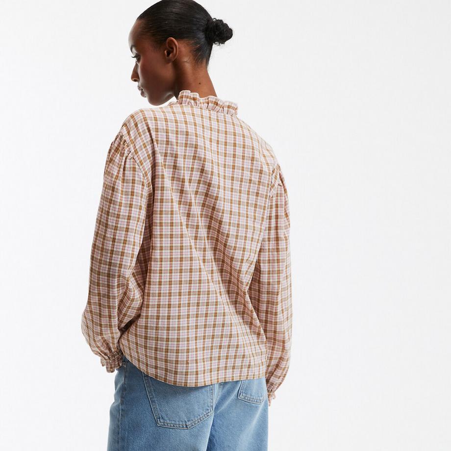 La Redoute Collections Chemisier à Carreaux Volants  
