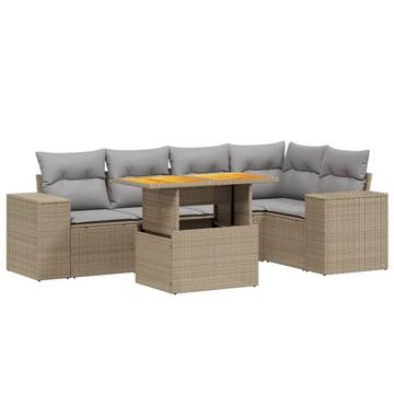 Garten sofagarnitur poly-rattan