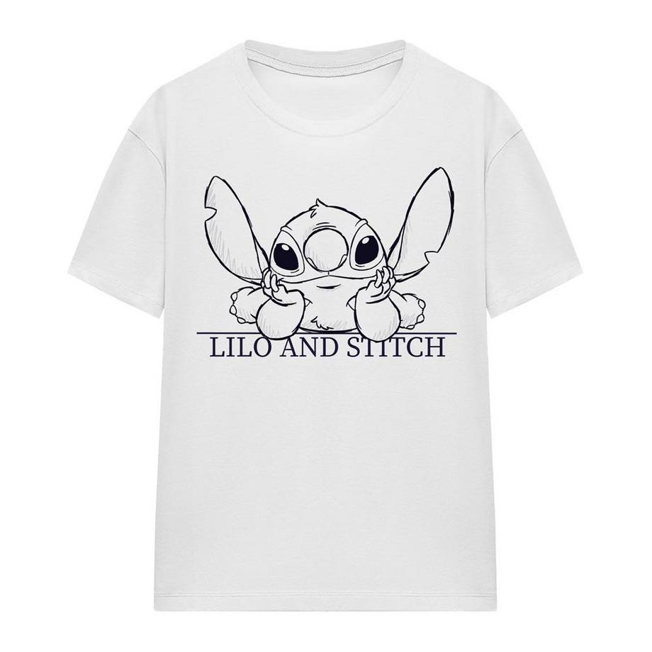 T-ShirtMotiftyle Croquis Et Détendu