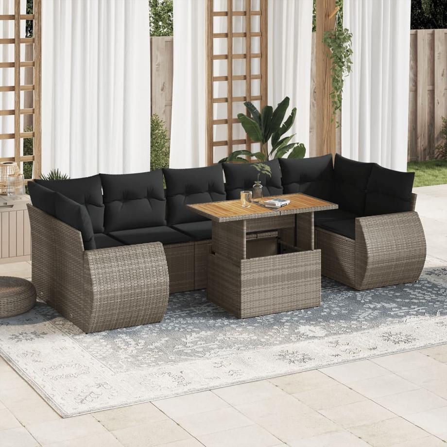 VidaXL Garten sofagarnitur poly-rattan  