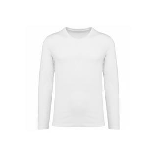 Kariban Supima Langarm V-Neck Shirt  