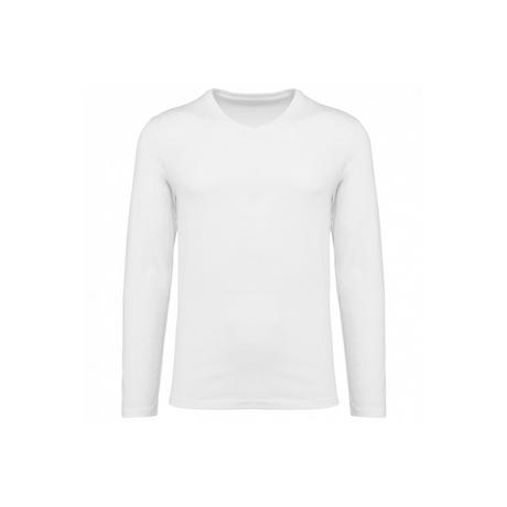 Kariban Supima Langarm V-Neck Shirt  