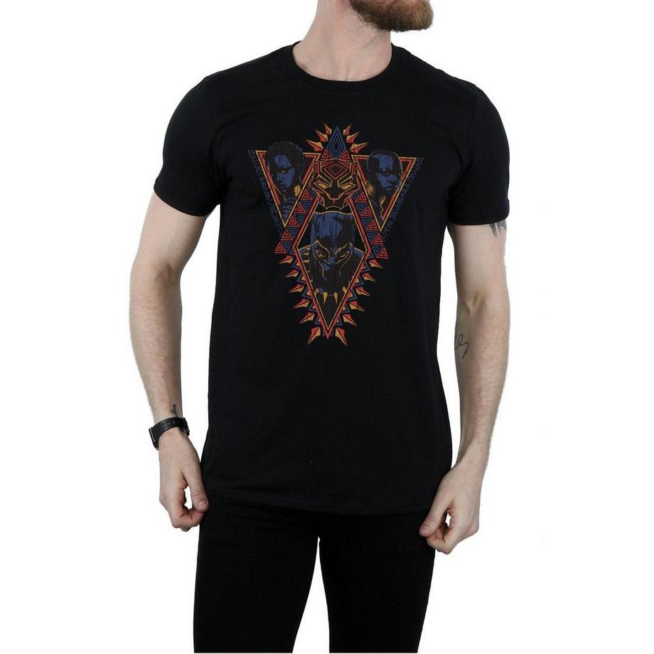 MARVEL Black Panther Wakanda Forever Triangle T-Shirt  