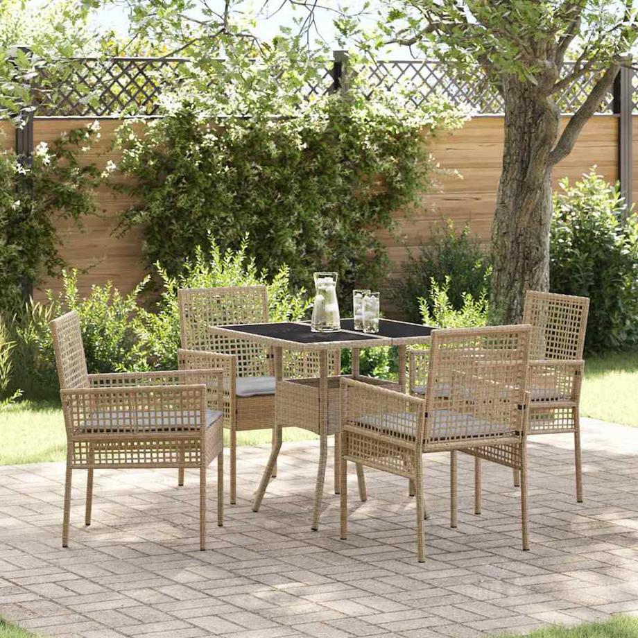 VidaXL Garten essgruppe poly-rattan  