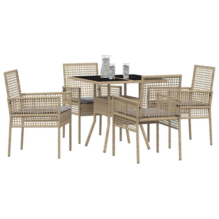 VidaXL Garten essgruppe poly-rattan  