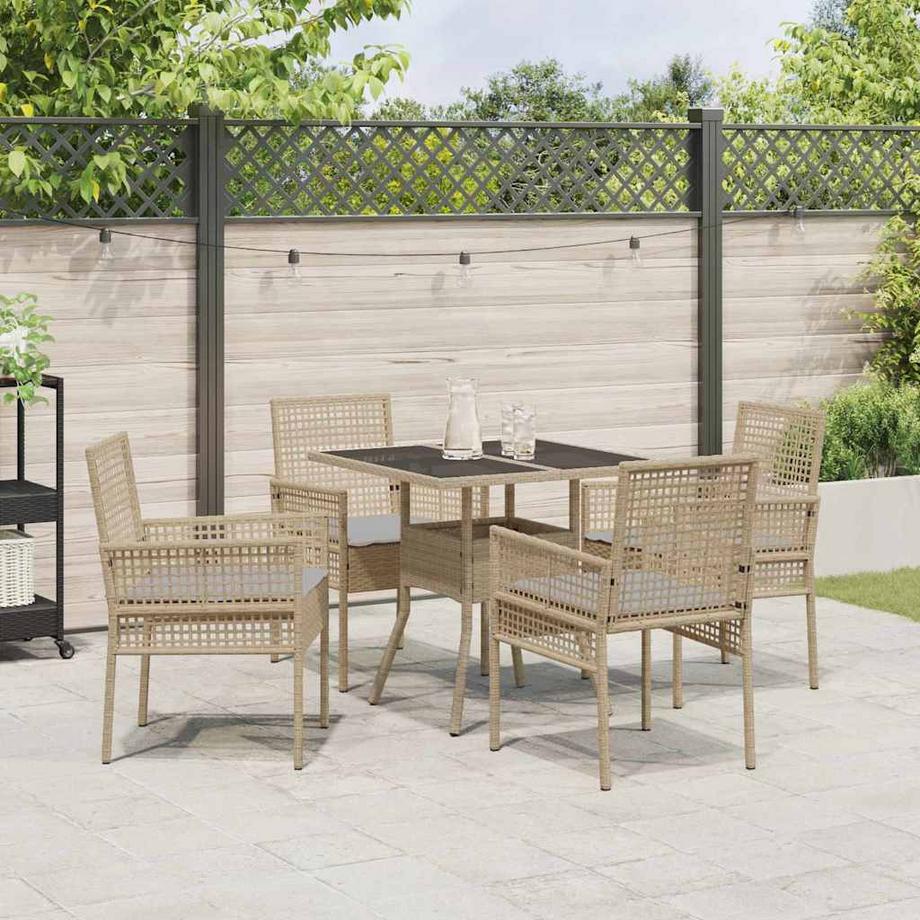 VidaXL Garten essgruppe poly-rattan  