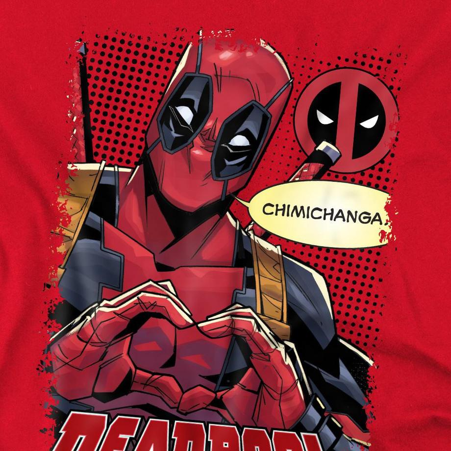 Deadpool Chimichanga Bedrucktes T-Shirt  
