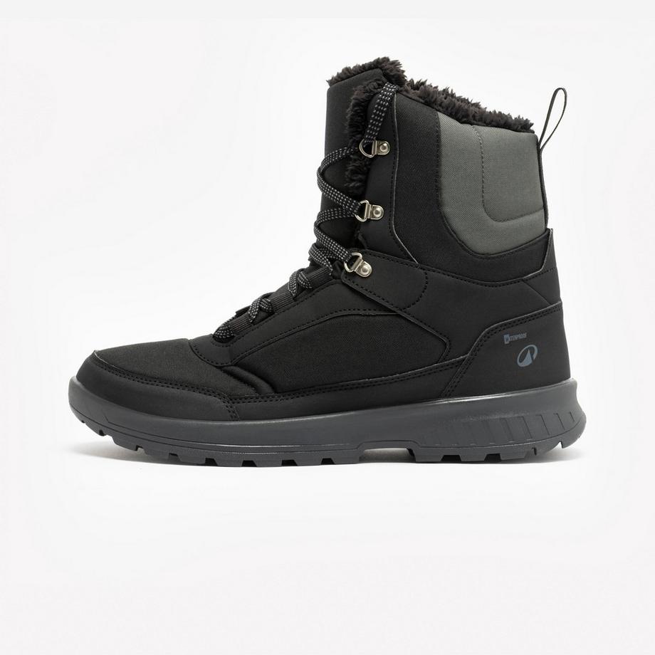 Chaussures hiver de randonnée imperméables homme, NH100 noir