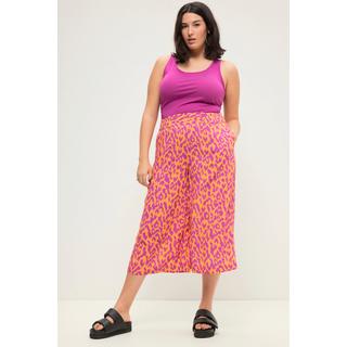 Studio Untold  Jupe-culotte à imprimé coloré, jambes larges et taille élastique 