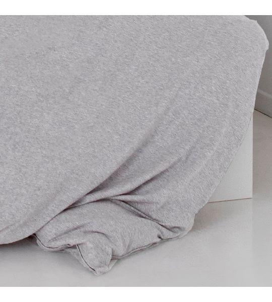 Living Home Melange Jersey Uni Set di biancheria da letto  