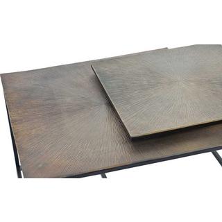 mutoni Couchtisch Tian bronze (2er-Set)  