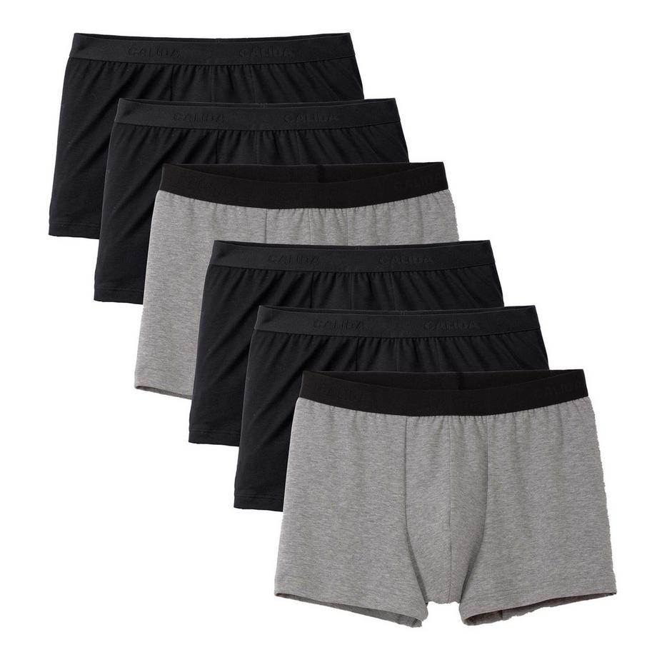 Boxershort  6er Pack Figurbetont-New Boxer Natural Benefit 3P