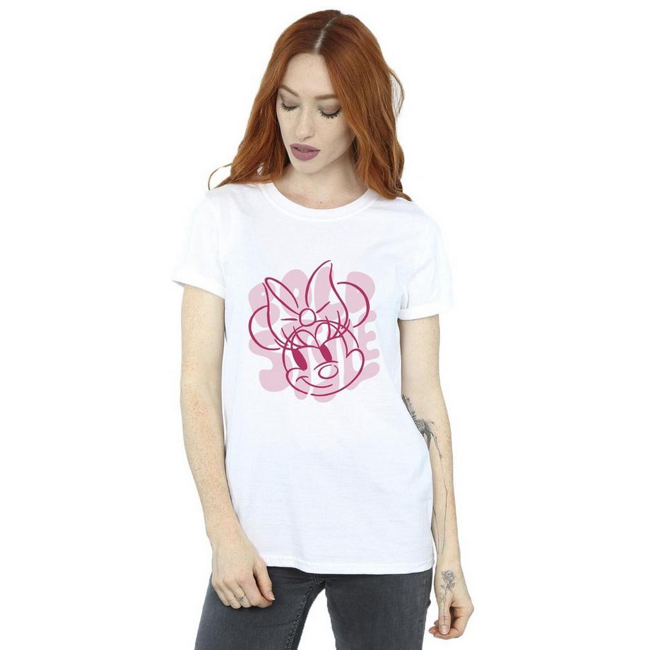 Disney Minnie Mouse T-Shirt stampata a maniche corte  