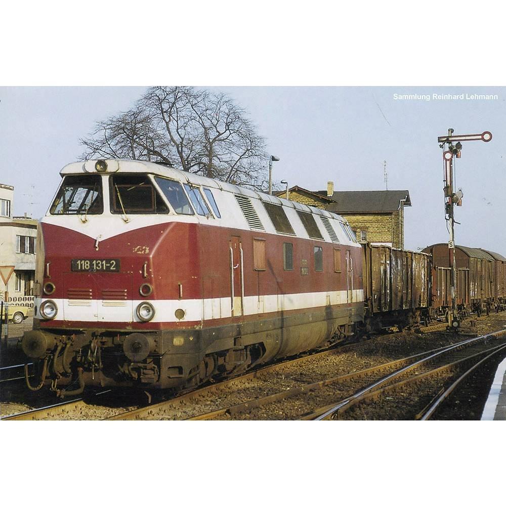 PIKO  Locomotive diesel série 118 GFK de la DR, voie H0 