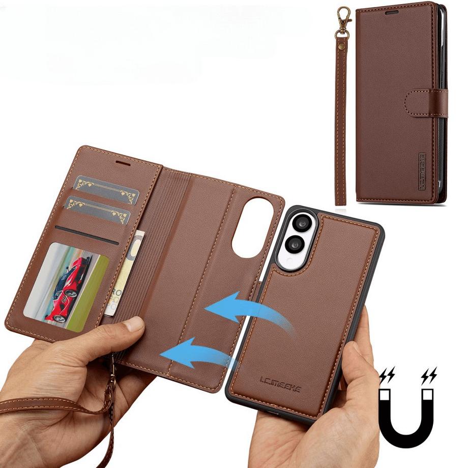 Cover-Discount  Galaxy S25 Edge - LC.IMEEKE série L2 Portefeuille et étui 