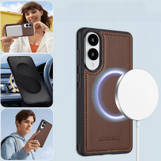 Cover-Discount  Galaxy S25 Edge - LC.IMEEKE serie L2 custodia portafoglio divisibile 