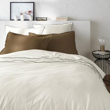 Housse de couette satin de coton lavé