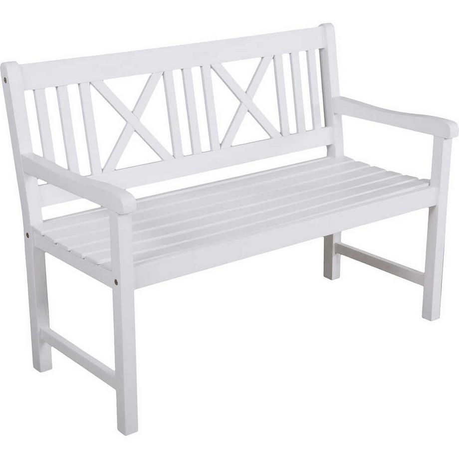 mutoni Gartenbank Malmö Eukalyptus weiss 120  