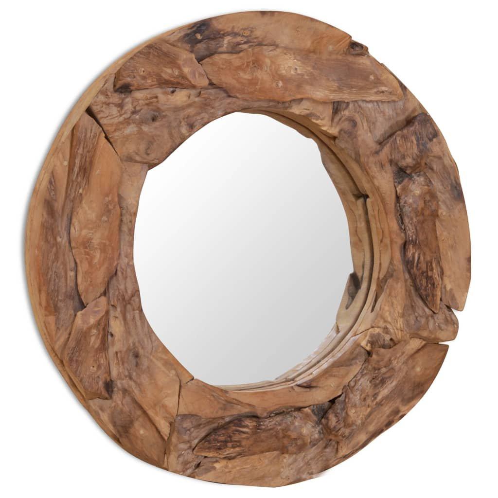 VidaXL Miroir décoratif teck  
