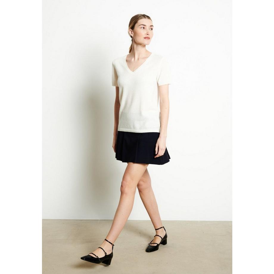 Studio Cashmere8 LILLY 14 Pull Col V Manches Courtes  